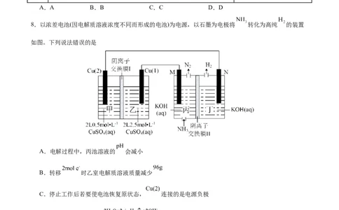 黄金卷04-赢在高考&middot;黄金8卷备战2024年高考化学模拟卷（福建专用）（考试版）_05高考化学_2024年新高考资料_4.2024高考模拟预测试卷