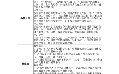 第16课夺取全面建设小康社会新胜利表格式教案_新八下历史_00、更新资料3月23日_新版_第三套_第二套_2026春季新版-持续更新中_04教学设计