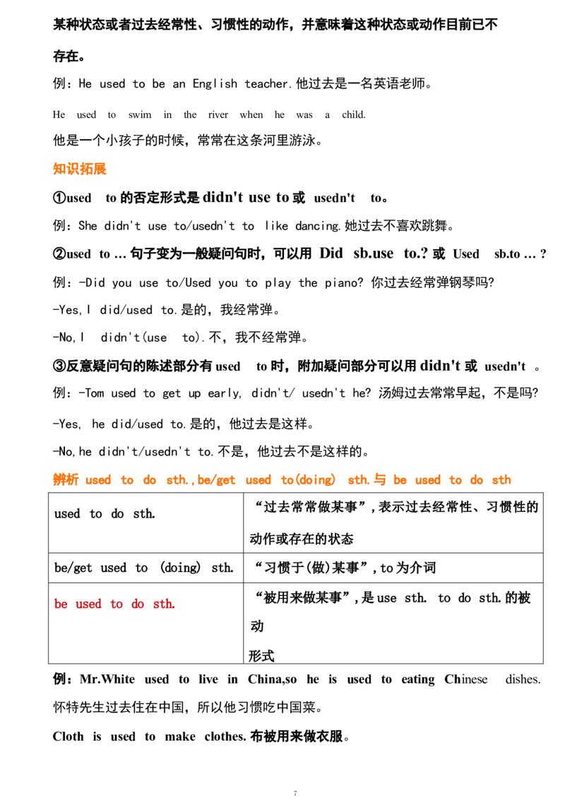 1_24秋《初中各科知识点梳理》_初中英语《知识梳理》7-9年级上下册_重点知识_人教版初中英语_下册_九下_UNIT13