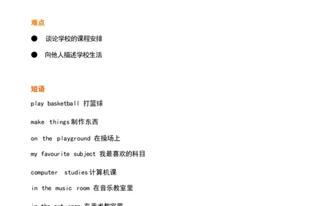 1_《小学各科知识点》_小学英语《知识梳理》3-6年级上下册_上册_鲁科版小学英语3-5年级上册重点知识_四上_U1
