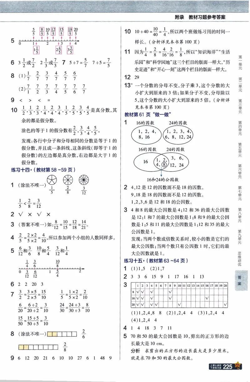 26春《教材帮》人教数学五下_26春人教版数学三下_09、练习题+试卷合集_-26春《教材帮》_26春《教材帮》人教数学5下
