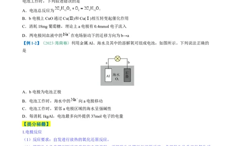 题型12新型电化学装置（原卷版）_05高考化学_2025年新高考资料_二轮复习_2025年高考化学二轮热点题型归纳与变式演练（新高考通用）340117718