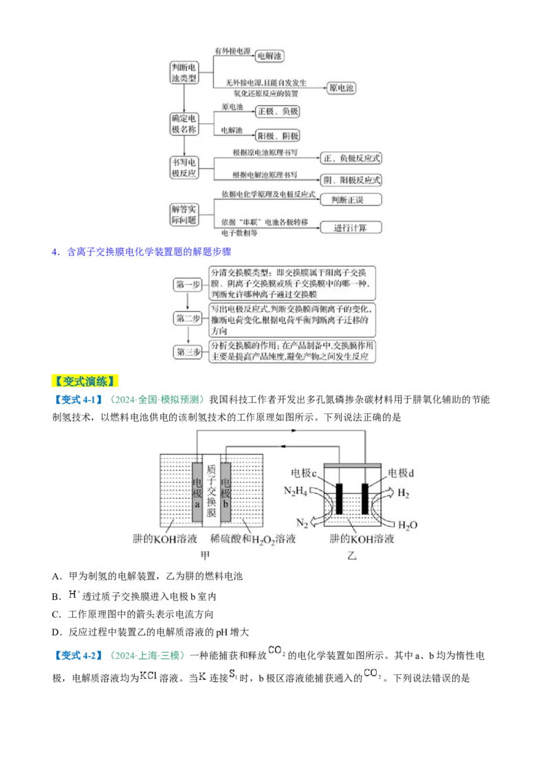 题型12新型电化学装置（原卷版）_05高考化学_2025年新高考资料_二轮复习_2025年高考化学二轮热点题型归纳与变式演练（新高考通用）340117718