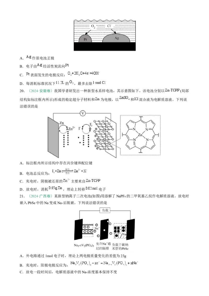 题型12新型电化学装置（原卷版）_05高考化学_2025年新高考资料_二轮复习_2025年高考化学二轮热点题型归纳与变式演练（新高考通用）340117718