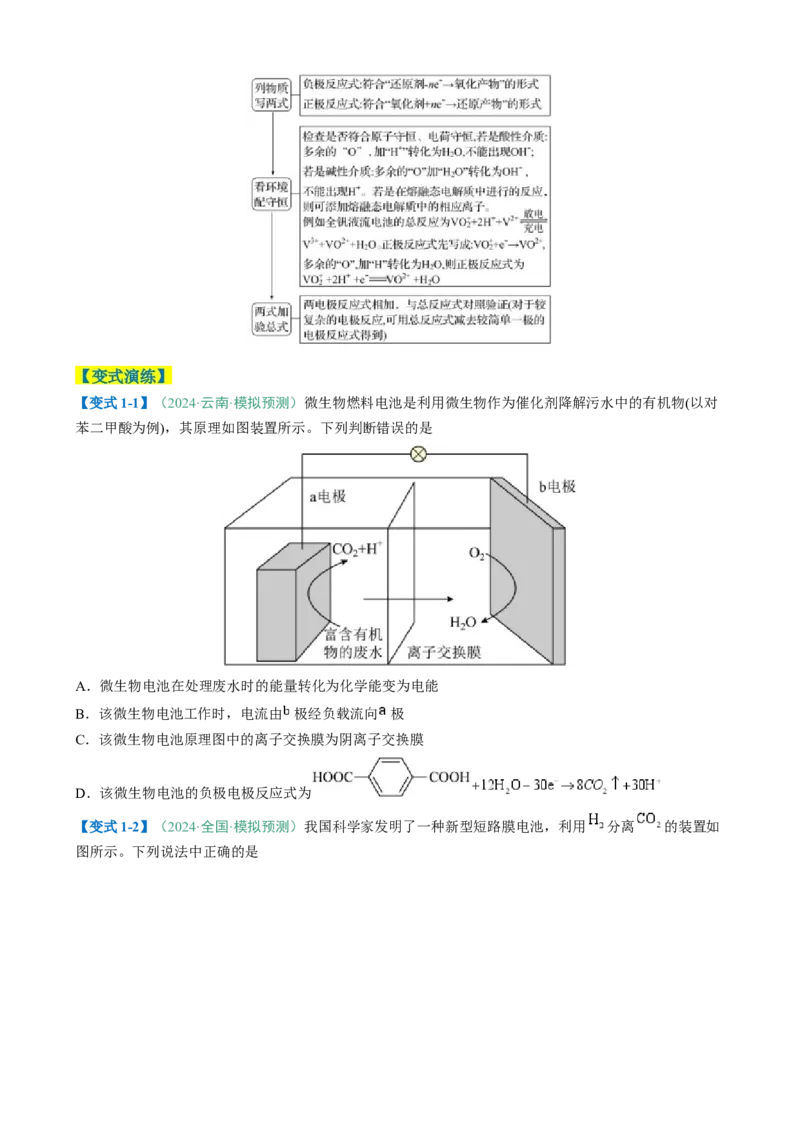 题型12新型电化学装置（原卷版）_05高考化学_2025年新高考资料_二轮复习_2025年高考化学二轮热点题型归纳与变式演练（新高考通用）340117718