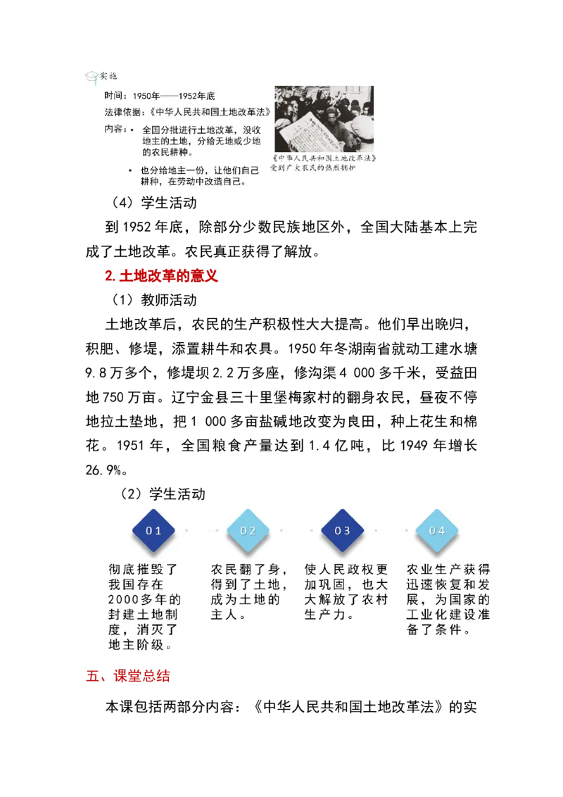 第3课土地改革_新八下历史_19、赠送其它资料_旧版_00核心素养课件+教案8下历史（24版）_8下历史核心素养教案_1、第一单元中国人民共和国成立和巩固