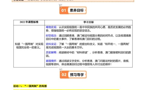 第13课香港和澳门回归祖国（学生版）_新八下历史_00、更新资料3月23日_第二套(4)_同步讲义-U15_2025版