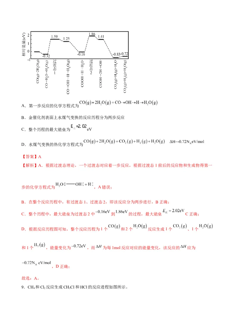 解密06化学反应与热能（讲义）-高频考点解密2022年高考化学二轮复习讲义+分层训练（全国通用）（解析版）_05高考化学_通用版（老高考）复习资料_2023年复习资料_二轮复习