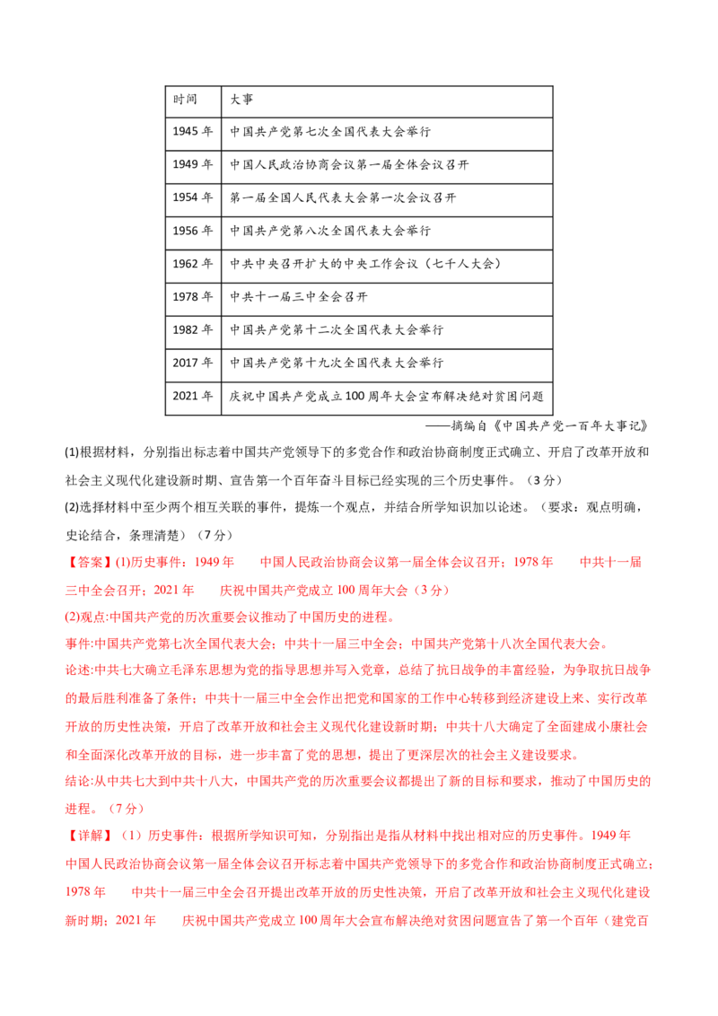 八下历史期末模拟卷02（全解全析）测试范围：八下全册_新八下历史_19、赠送其它资料_旧版_12复习课件8下历史_2023-2024学年八年级历史下册期末复习提分秘籍（统编版）