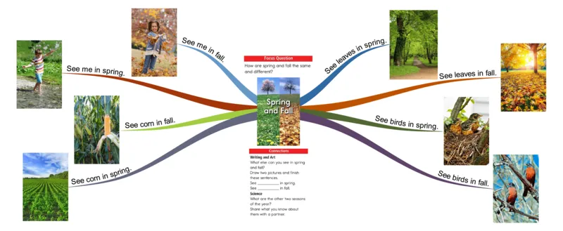 springandfall_《小学思维导图》_思维导图语数英第二套_英语_思维导图_思维导图RAZA
