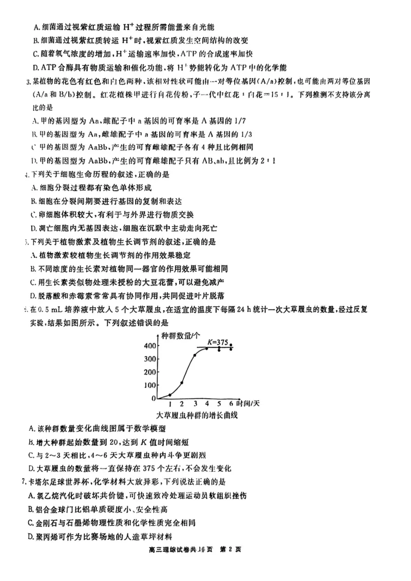 贵州省铜仁市2023届高三适应性考试（二）丨理综公众号：一枚试卷君_05高考化学_高考模拟题_新高考_贵州省铜仁市2023届高三适应性考试（二）理综