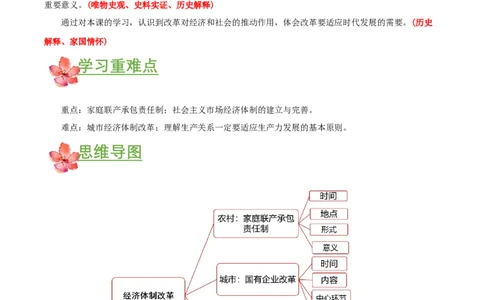 第8课经济体制改革（导学案）-（部编版）_新八下历史_00、更新资料3月23日_第二套(4)_导学案