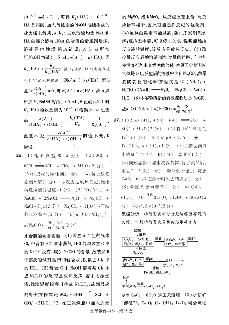 金考卷优秀模拟试卷汇编45套全国卷化学答案_05高考化学_高考模拟题_全国课标版_化学全国卷2023金考卷