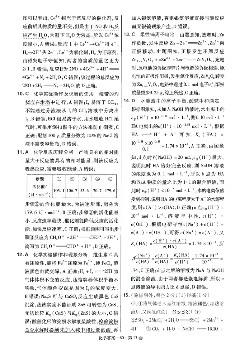 金考卷优秀模拟试卷汇编45套全国卷化学答案_05高考化学_高考模拟题_全国课标版_化学全国卷2023金考卷