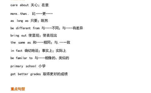 1_24秋《初中各科知识点梳理》_初中英语《知识梳理》7-9年级上下册_重点知识_人教版初中英语_上册_八上_UNIT3