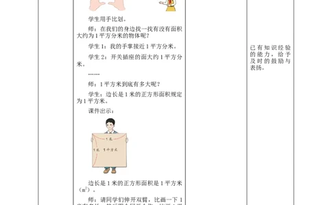 5.2面积单位教学设计_26春人教版数学三下_19、赠送其它资料_新建文件夹_三年级数学下册（人教版）_大单元教学课件+教学设计-K57_5.2面积单位（课件＋教案＋大单元整体教学设计）