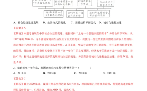 第19课社会生活的变迁（分层作业)（教师版）_新八下历史_00、更新资料3月23日_第二套(4)_大单元教学课件+教学设计-U40_第六单元科技文化与社会生活（18-19）