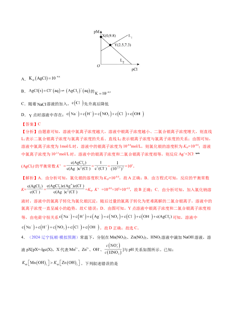 通关10水溶液中的离子平衡（解析版）-备战2024年高考化学抢分秘籍（新高考专用）_05高考化学_2024年新高考资料_5.2024三轮冲刺_备战2024年高考化学抢分秘籍（新高考专用）322209527