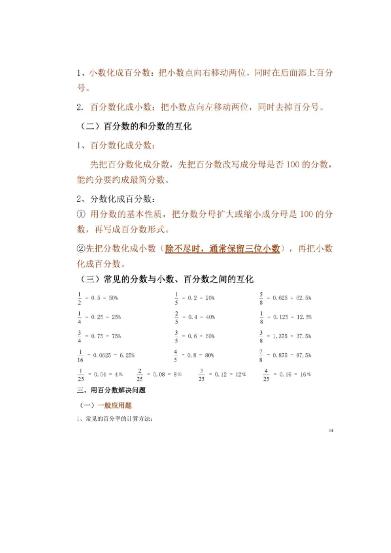 人教版数学六年级上册知识点汇总_《小学各科知识点》_小学数学《知识梳理》1-6年级上下册_上册_人教版小学数学1-6年级上册知识汇总