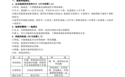 （超详）初中地理知识点归纳汇总_小初高知识点归纳汇总