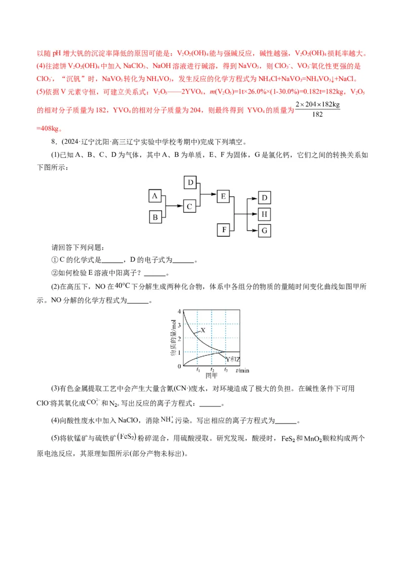 重难点突破&ldquo;陌生情景下&rdquo;方程式的书写(解析版)_05高考化学_2024年新高考资料_2.2024二轮复习_2024年高考化学二轮复习讲练测（新教材新高考）