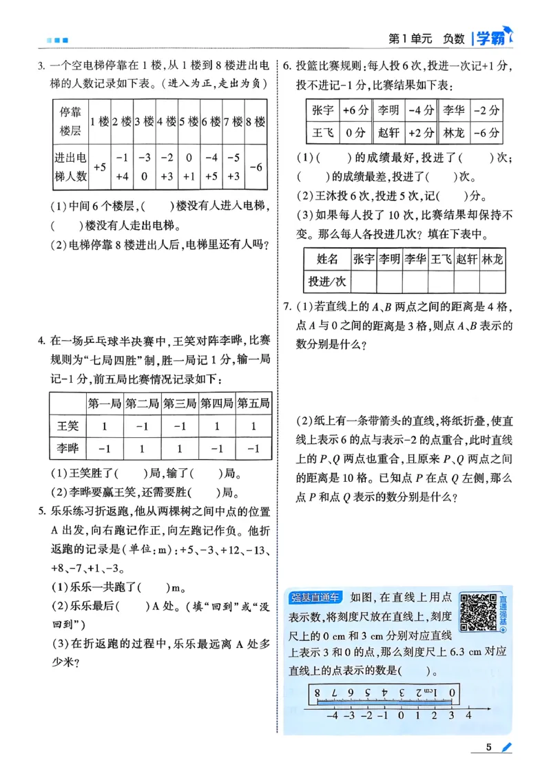 26春六下五星学霸数学人教_26春人教版数学三下_09、练习题+试卷合集_-26春《五星学霸》_26春《五星学霸》数学RJ6下