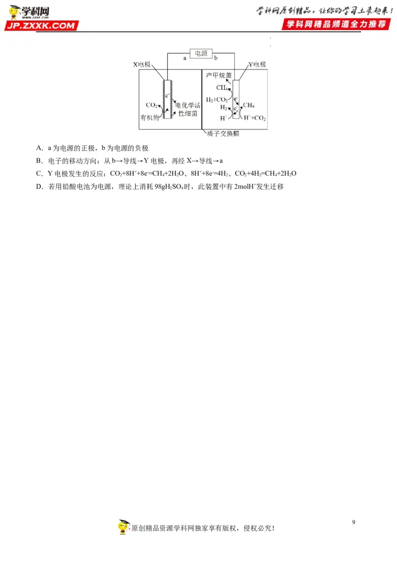 重难点11新型电池和电解原理的应用（原卷版）_05高考化学_新高考复习资料_2023年新高考资料_专项复习_2023年高考化学热点&middot;重点&middot;难点专练（新高考专用）_469