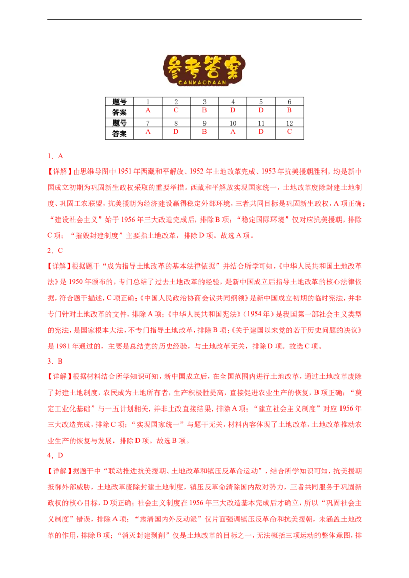 第2课巩固人民民主政权核心背记与分层作业_新八下历史_00、更新资料3月23日_新版_第三套_第二套_2026春季新版-持续更新中_00.大单元教案+PPT课件+分层作业第2套已更完第13课