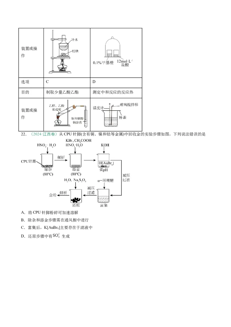 题型02化学实验基础-2025年高考化学二轮热点题型归纳与变式演练（新高考通用）（原卷版）_05高考化学_2025年新高考资料_二轮复习