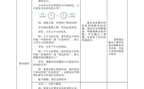 6.4求经过的时间教学设计_26春人教版数学三下_19、赠送其它资料_新建文件夹_三年级数学下册（人教版）_大单元教学课件+教学设计-K57_6.4求经过的时间（课件+教案+大单元整体教学设计）