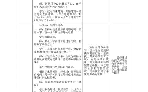 6.4求经过的时间教学设计_26春人教版数学三下_19、赠送其它资料_新建文件夹_三年级数学下册（人教版）_大单元教学课件+教学设计-K57_6.4求经过的时间（课件+教案+大单元整体教学设计）