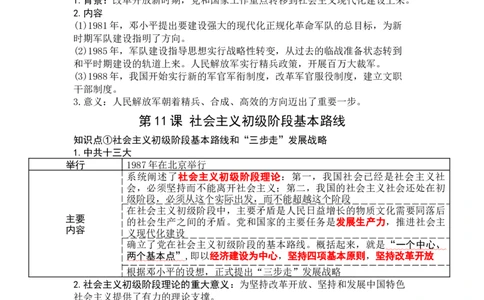 第三单元改革开放与中国特色社会主义的开创知识提纲2025-2026学年统编版八年级历史下册_新八下历史_00、更新资料3月23日_新版_第三套_知识点