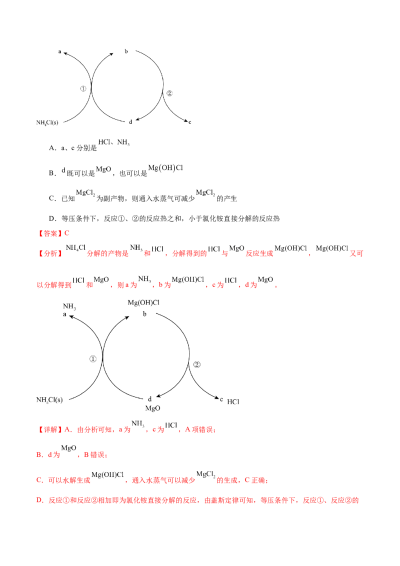 黄金卷07-赢在高考&middot;黄金8卷备战2024年高考化学模拟卷（湖南专用）（解析版）_05高考化学_2024年新高考资料_4.2024高考模拟预测试卷