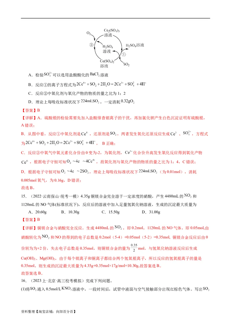 重难点05氧化还原反应的概念、规律、配平及计算-2024年高考化学热点&middot;重点&middot;难点专练（新高考专用）（解析版）_05高考化学_新高考复习资料_2024年新高考资料_❤专项复习资料