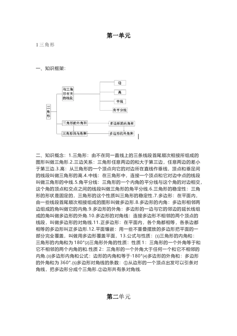 人教版初中数学八上知识点_24秋《初中各科知识点梳理》_初中数学《知识梳理》7-9年级上下册_人教版数学7-9年级上下册知识点汇总_上册