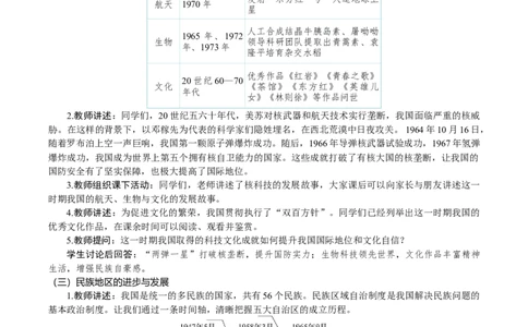 第6课　社会主义建设的巨大成就和先锋模范_新八下历史_00、教案完整版_第二单元　社会主义建设道路的探索