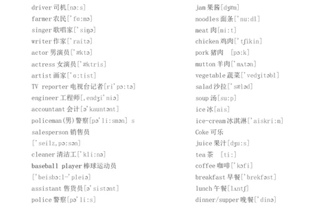 初中英语单词分类大全-def268921665_内蒙古中考真题_赠品_初中英语资料