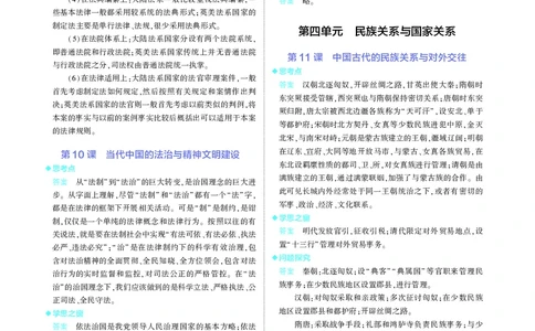 高中历史选择性必修1教材习题答案_高中全套电子教材及答案。_02高中教材参考答案_高中历史