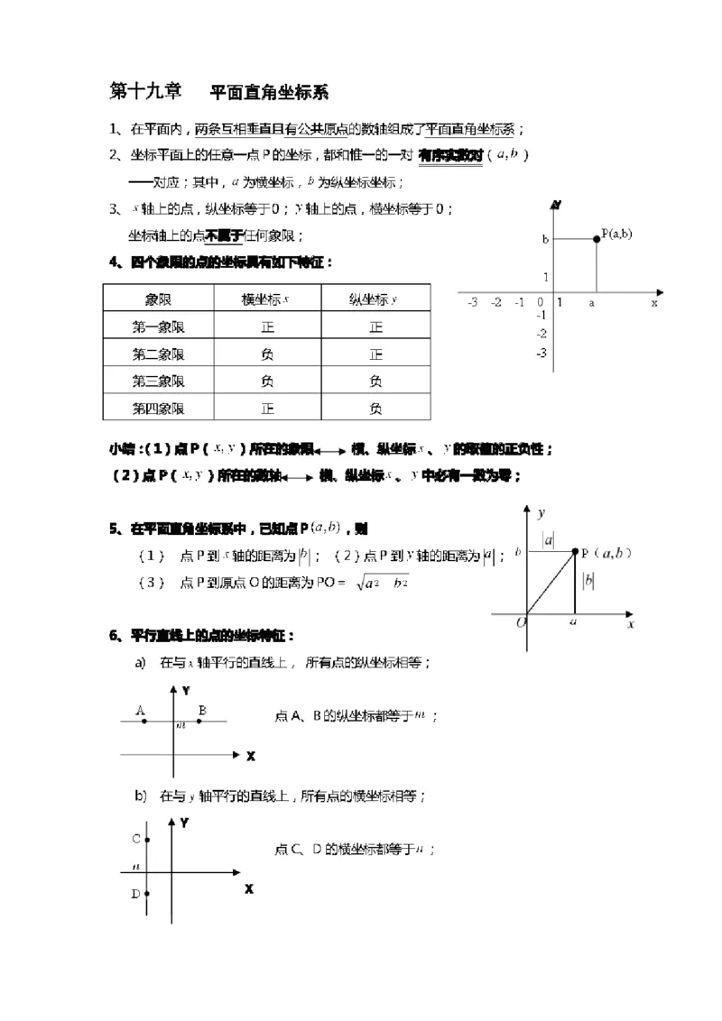 冀教版初中数学8年级下册知识点_24秋《初中各科知识点梳理》_初中数学《知识梳理》7-9年级上下册_冀教版数学7-9年级上下册知识点汇总_冀教版初中数学7-9年级下册知识点汇总