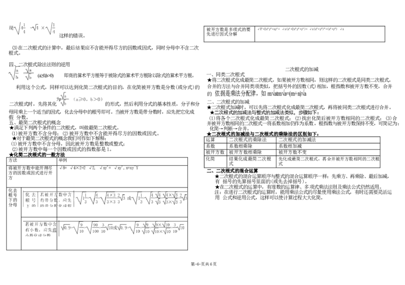 湘教版初中数学八年级上册知识梳理_24秋《初中各科知识点梳理》_初中数学《知识梳理》7-9年级上下册_湘教版数学7-9年级上下册知识点汇总
