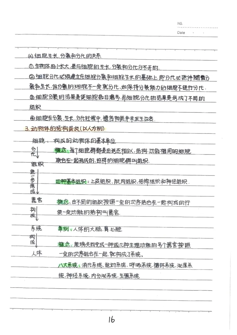 9）中考生物状元笔记（154页）(1)_内蒙古中考真题_赠品_2025.05.01初中九科学霸笔记（无水印）