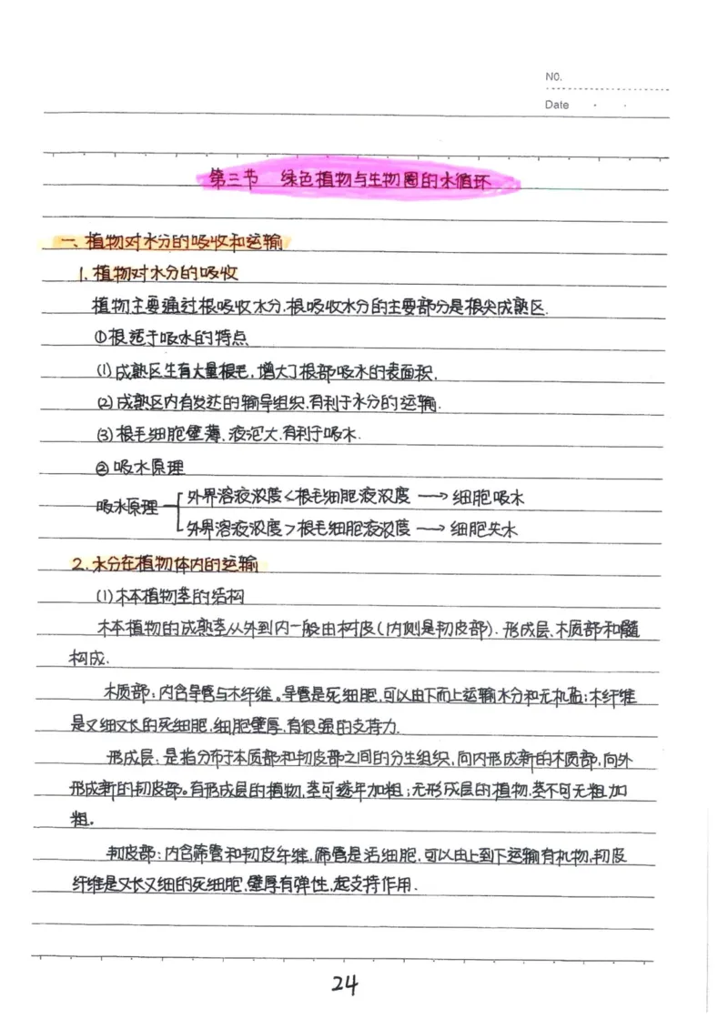 9）中考生物状元笔记（154页）(1)_内蒙古中考真题_赠品_2025.05.01初中九科学霸笔记（无水印）