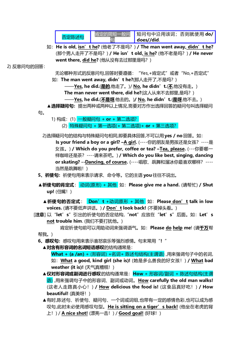 人教版初中英语语法大全-89aba59bb6d1_内蒙古中考真题_赠品_初中英语资料