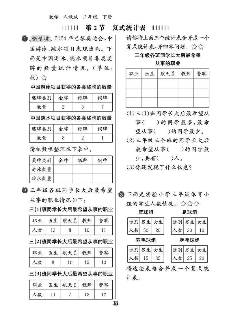 课后小练_26春人教版数学三下_00、更新资料3月18日_第三套_03.人教数学3下试题试卷26春_课后小练