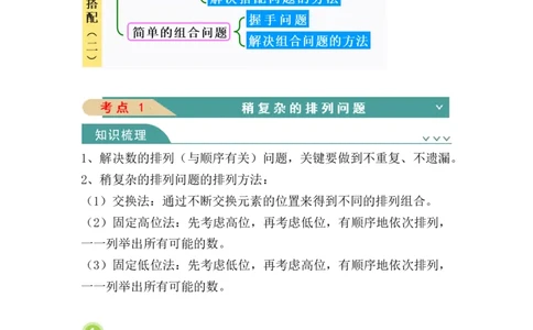 第八单元：数学广角：搭配（二）（知识清单）_26春人教版数学三下_00、更新资料3月18日_单元复习专项-K48_2024版