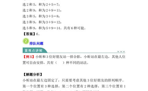 第八单元：数学广角：搭配（二）（知识清单）_26春人教版数学三下_00、更新资料3月18日_单元复习专项-K48_2024版