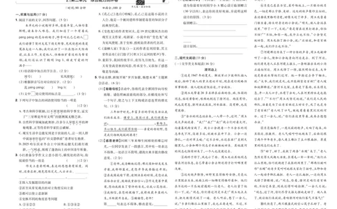 2026《初中语文&bull;一遍过》9年级下册单元试卷_2026春《初中一遍过》系列_2026《天星教育&bull;一遍过》（9年级下册）（语文）（RJ）