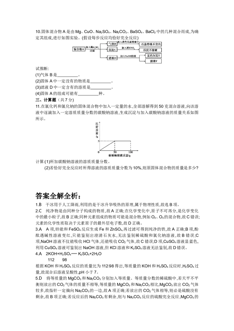 2015内蒙古包头化学试卷+答案+解析(word整理版)-3522df643013_内蒙古中考真题_内蒙古中考真题+答案解析2013-2024_初中化学历年真题（2013-2024）