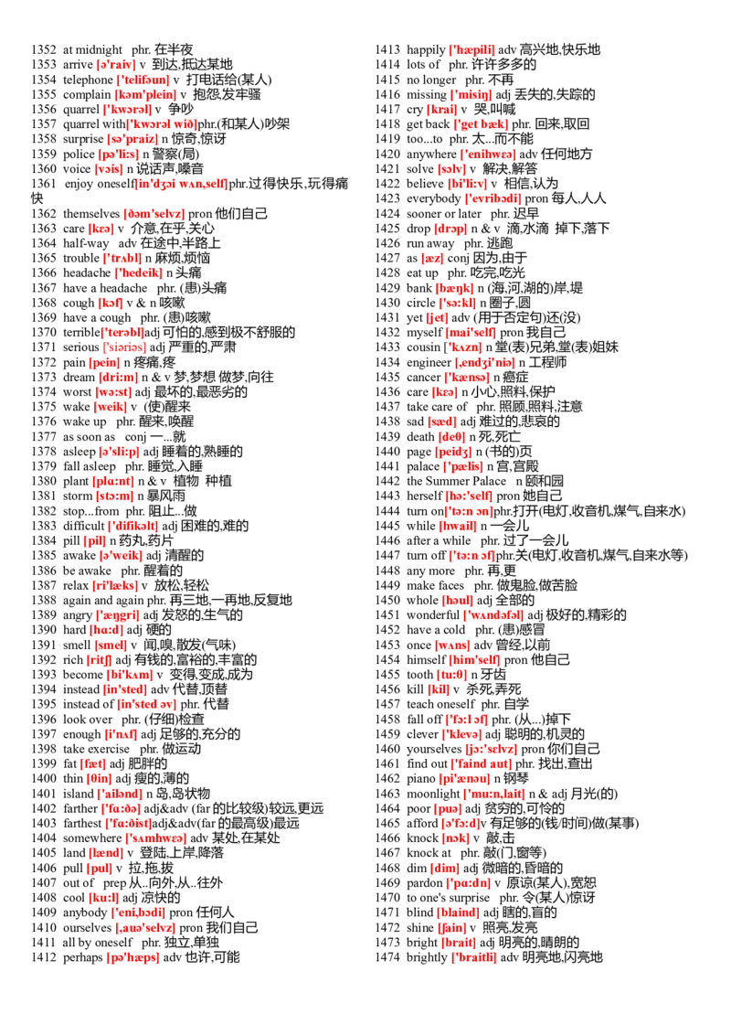 中考英语初中英语单词表大全(2182个带音标)-569b8390e5a6_内蒙古中考真题_赠品_初中英语资料