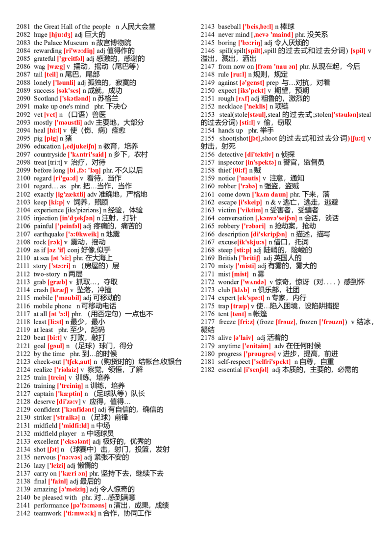 中考英语初中英语单词表大全(2182个带音标)-569b8390e5a6_内蒙古中考真题_赠品_初中英语资料